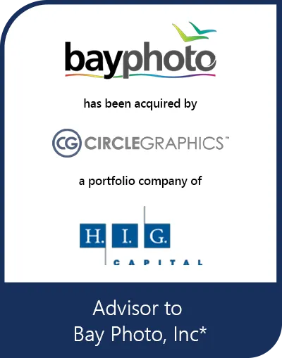 Transaction tombstone for Bay Photo Inc.