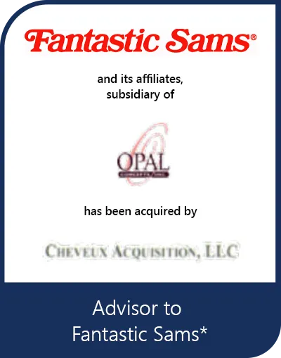 Transaction tombstone for Fantastic Sams