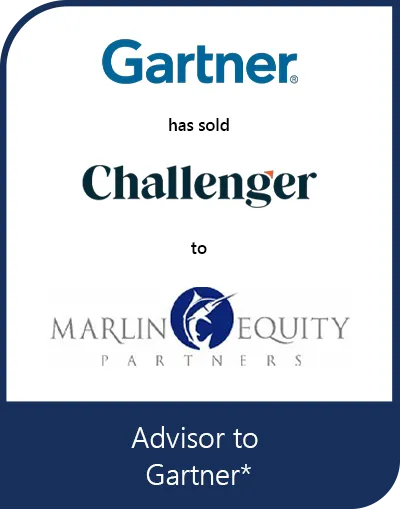 Transaction tombstone for Gartner – Marlin Equity Partners