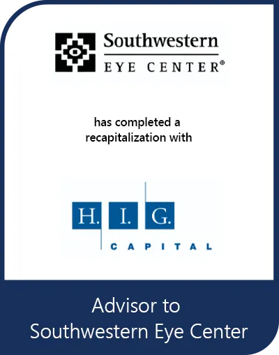 Transaction tombstone for Southwestern Eye Center