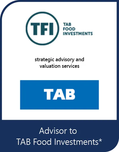 Transaction tombstone for TAB Food Investments