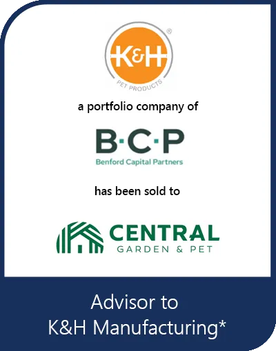 Transaction tombstone for K&H Manufacturing