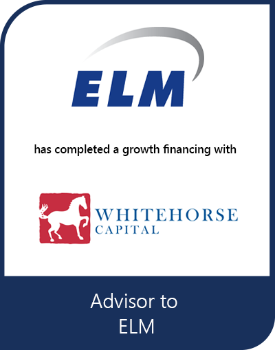 Transaction tombstone for ELM - WhiteHorse Capital