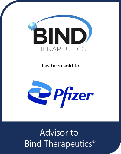Transaction tombstone for Bind Therapeutics