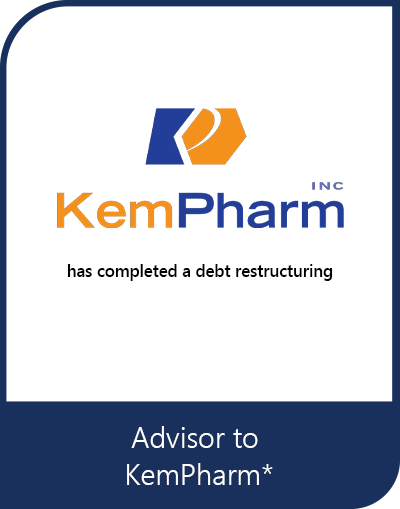 Transaction tombstone for KemPharm