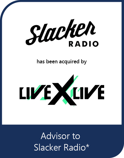 Transaction tombstone for Slacker Radio