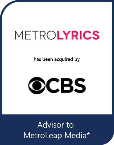 Transaction tombstone for MetroLeap Media