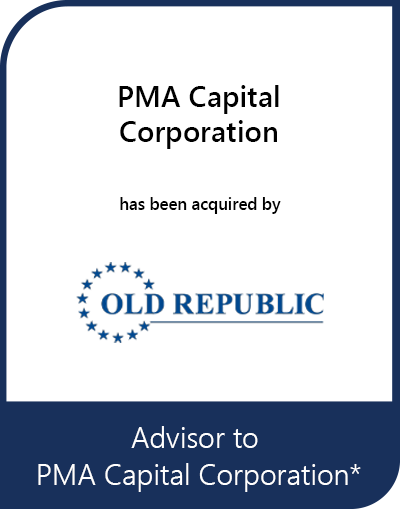 Transaction tombstone for PMA Capital Corporation