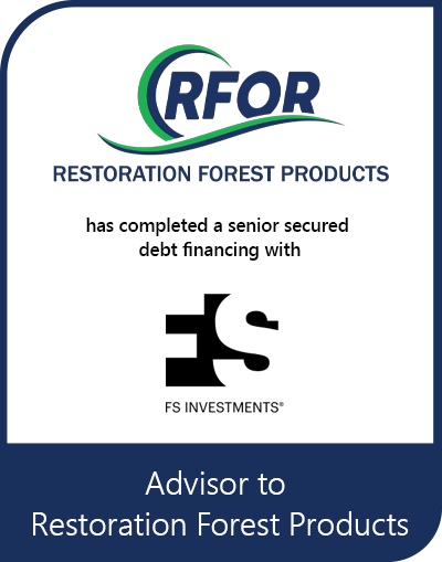 Transaction tombstone for Restoration Forest Products 2.0